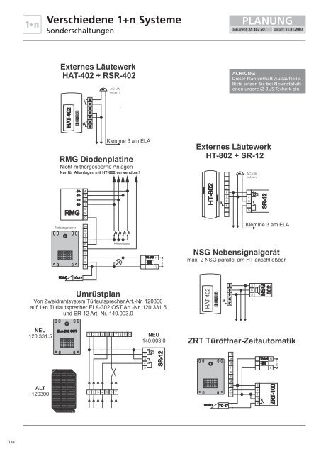 Schaltplan Tursprechanlage Elcom - Wiring Diagram