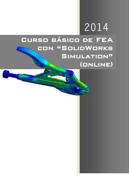 Curso Online básico de FEA con "SolidWorks Simulation"