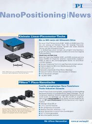 NanoPositioning News / 32, PDF - PI