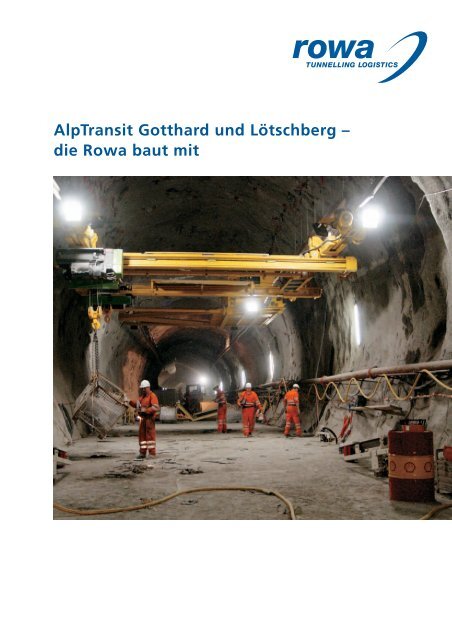 Broschüre - Rowa Tunnelling Logistics AG