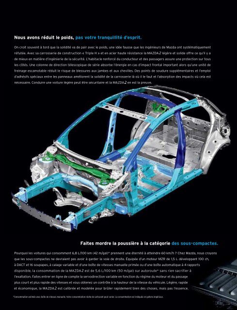 Brochure de la MAZDA2 2012 - Mazda Canada