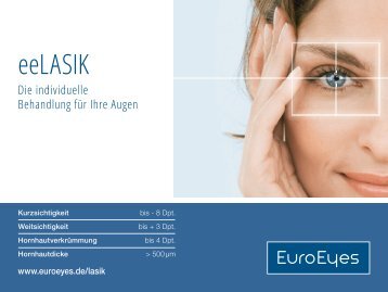 eeLASIK- Die individuelle Behandlung für Ihre Augen