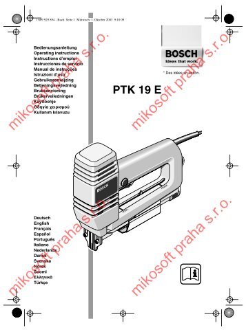 PTK 19 E - Nakupka.cz