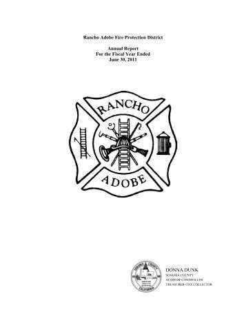 Rancho Adobe Fire Protection District - Sonoma County