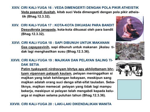 KALI-YUGA JAMAN KEGELAPAN SPIRITUAL