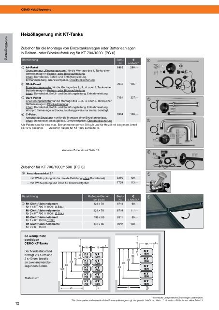 Prospekt / Preis - Zimmermann Tankschutz GmbH