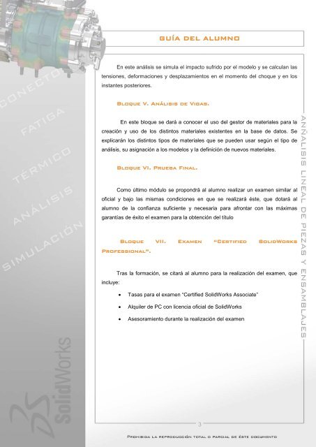 Curso de preparación para "Certified SolidWorks Simulation Professional-FEA"