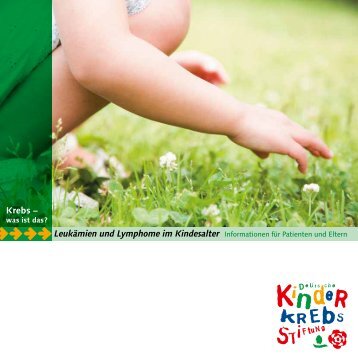 LeukÃ¤mien und Lymphome im Kindesalter - Kinderkrebsstiftung