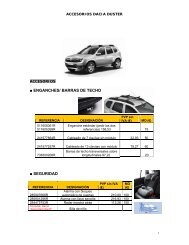 ENGANCHES/ BARRAS DE TECHO SEGURIDAD - Renault Leioa