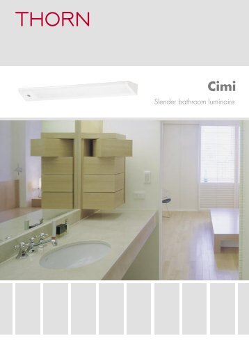 Slender bathroom luminaire - THORN Lighting