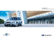 Documentation Legacy 2007 - Subaru