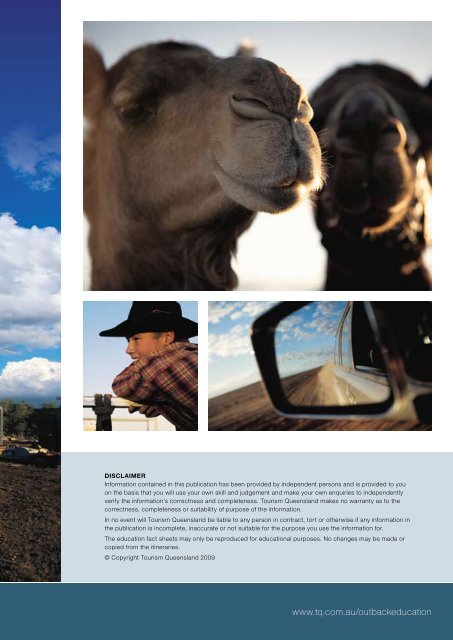 Outback Education Handbook PDF - Tourism Queensland