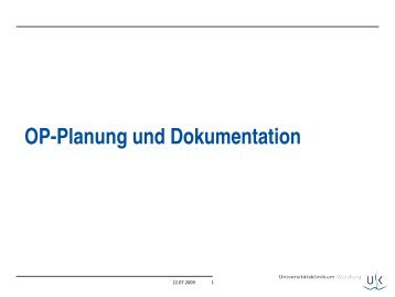 Titel der PrÃ¤sentation - Klinikum Fulda