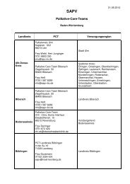 Versorgungs- und Pflegeeinrichtungen - Krebsverband Baden ...