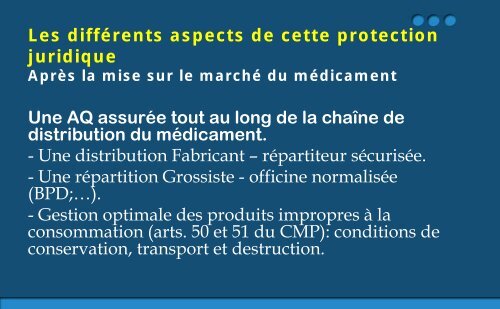 Diaporama prÃ©sentÃ© lors du Forum National de la ... - Pharmacies.ma