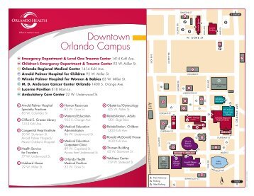 downtown campus map - Orlando Health