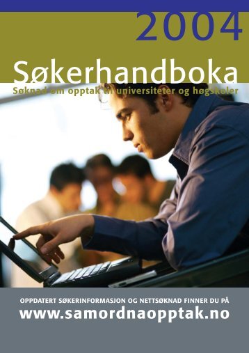SÃ¸kerhandboka 2004 - Samordna opptak