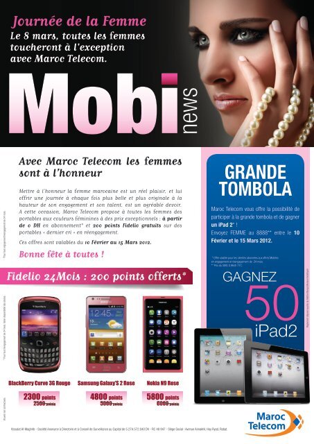 GRANDE TOMBOLA - Maroc Telecom