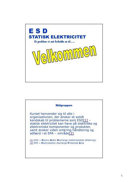 STATISK ELEKTRICITET