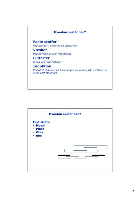 STATISK ELEKTRICITET