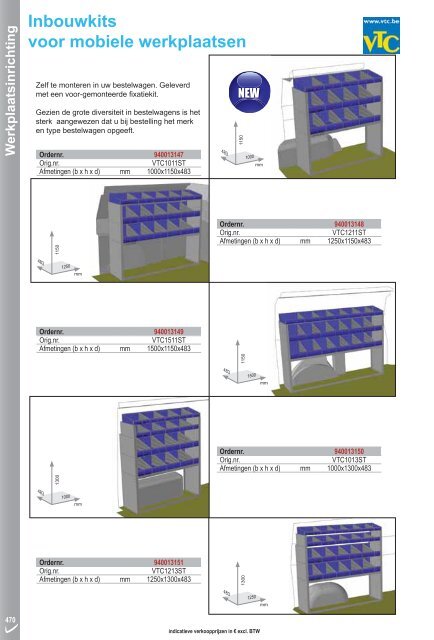 werkplaats inrichting - Matrho BV & Matrho Tools BV