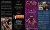 CTE Child Development Brochure - Ventura College