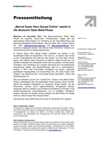 Marvel Super Hero Squad Online - ProSieben.de