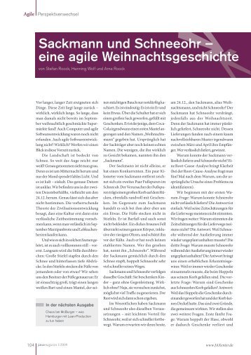 eine agile Weihnachtsgeschichte - it-agile