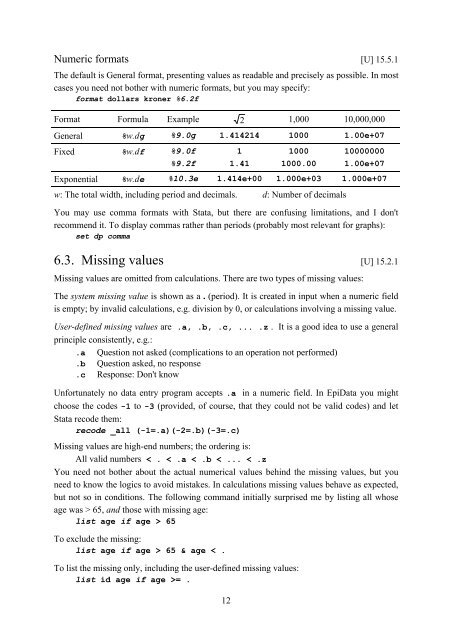 Introduction to Stata 8 - (GRIPS