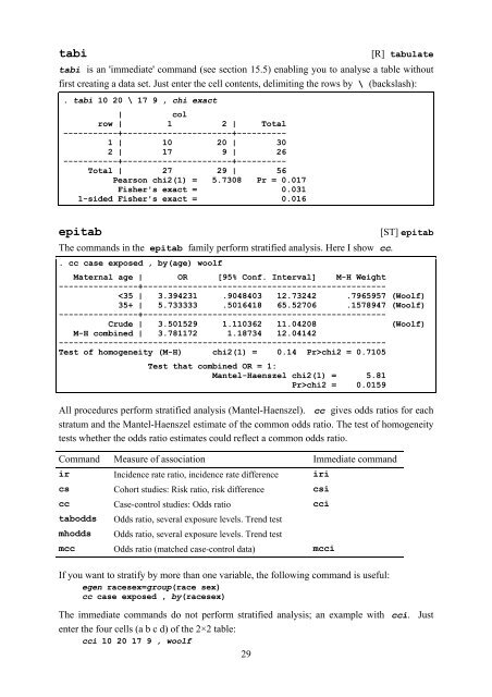 Introduction to Stata 8 - (GRIPS