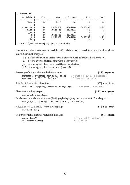 Introduction to Stata 8 - (GRIPS