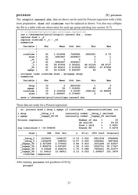 Introduction to Stata 8 - (GRIPS