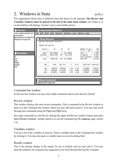 Introduction to Stata 8 - (GRIPS