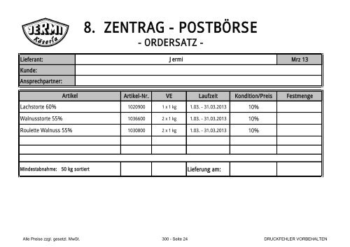 8. ZENTRAG - POSTBÃRSE