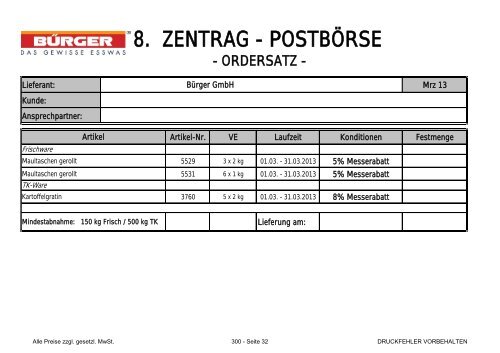 8. ZENTRAG - POSTBÃRSE