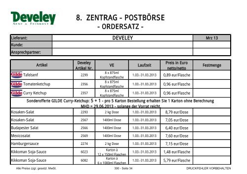 8. ZENTRAG - POSTBÃRSE