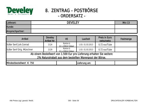 8. ZENTRAG - POSTBÃRSE