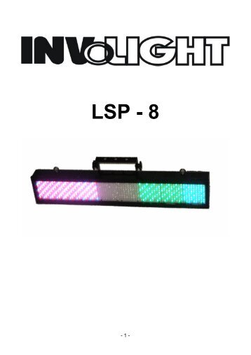 INVOLIGHT LSP-8 (на рус.яз.) - Инваск