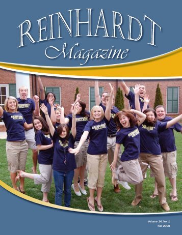 Volume 14, No. 1 Fall 2008 - Reinhardt University