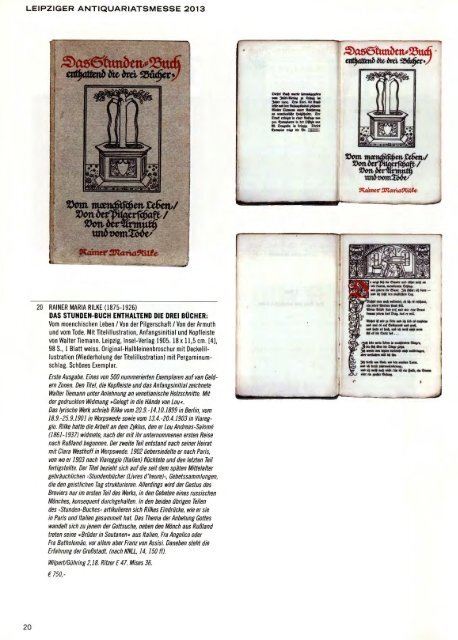 Katalog 20 - Antiquariat Schaper Hamburg