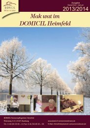 Download - DOMICIL Seniorenresidenzen