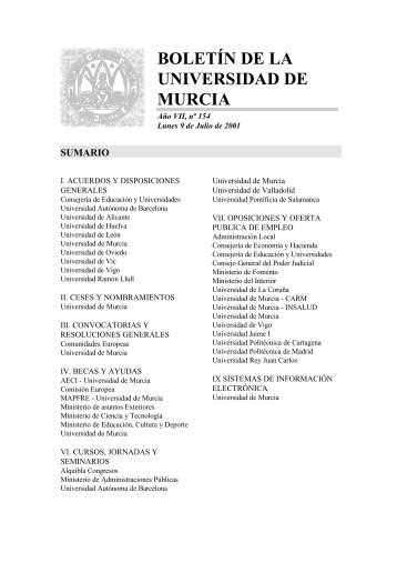 BUMU 154 - Universidad de Murcia