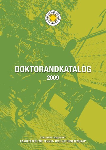 DOKTORANDKATALOG - Karlstads universitet