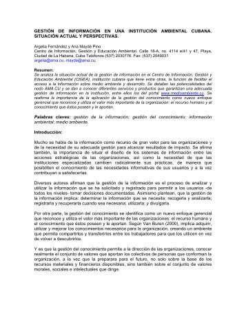 u PDF - Biblioteca Virtual de las Ciencias en Cuba