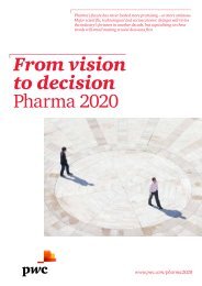 From vision to decision Pharma 2020 - pwc