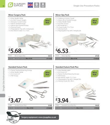 25 Single Use Instruments - RJ Surgery Supplies