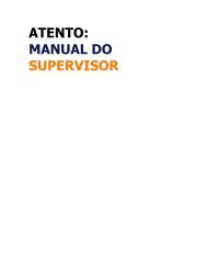 ATENTO: MANUAL DO SUPERVISOR