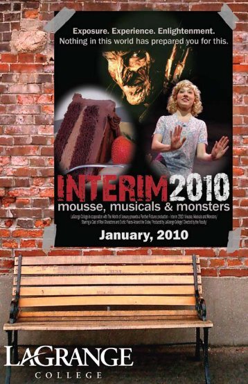 The 2010 Interim: January 4 â 27 - LaGrange College