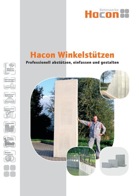 Prospekt Winkelstuetzen (pdf) - Hacon Betonwerke