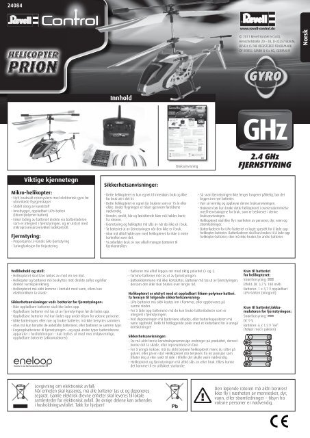 2.4 GHz FERNSTEUERUNG - Revell Control